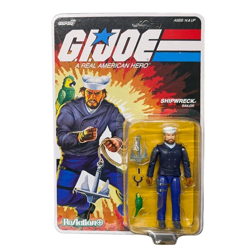 Shipwreck (Peacoat) G.I. Joe (Cartoon) 3 3/4-Inch ReAction+ Figure by Super7 - product listing photo