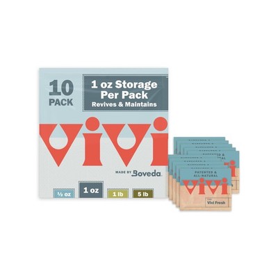 Humidity Control Packs 1 Ounce 10-pack For All Airtight Storage Containers
