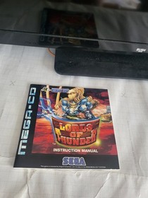 Lords of Thunder Sega Mega cd Manuel Only