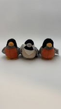 NWT Webkinz Bird Plush Lot of 3   2 Robins  1 Chickadee   Sealed Codes