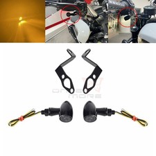 Motorcycle LED Turn Signals w/Mount Bracket For Harley RH1250S RH975 2021-2023