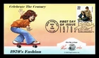 US COVER FASHION 1970S CELEBRATE CENTURY FDC PUGH HAND PAINTED