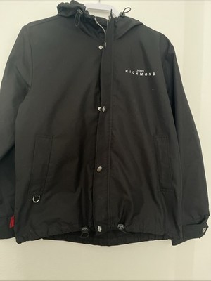 John Richmond Men s Hooded Black Jacket. 46