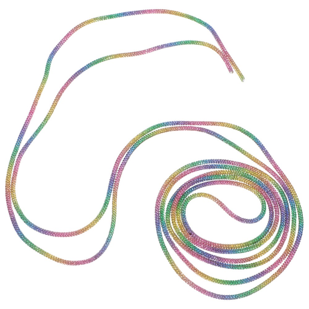 APL Coulisse in corda con strass in vita per pantaloni della tuta lacci scarpe glitter