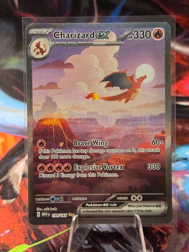 Pokémon Charizard ex Special Illustration Rare 199/165 - 151 (NM)