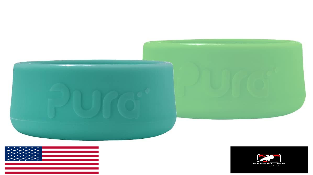 Pura Kiki Silicone Bottle Bumper Medical-Grade Leakproof Dishwasher Safe 5/9/11o