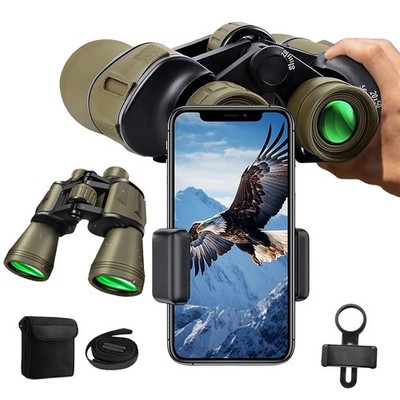 20x50 Fernglas Vogelbeobachtung BAK4-Prisma FMC-Vergütung Kompakt für Wandern