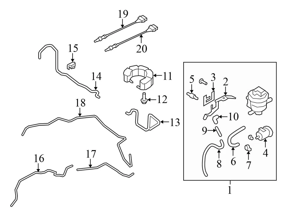 VW GTI 2008-2013 - Sensor de nivelación de faros traseros 1K0941273M Foto 3 de 4