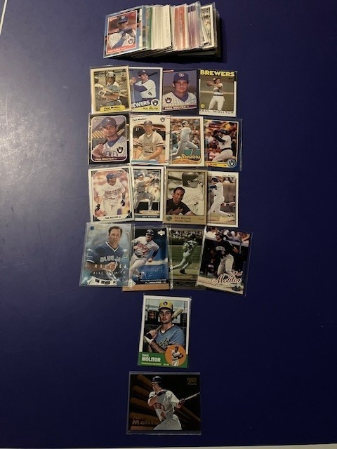 Paul Molitor Baseball Card Lot--25 Different Cards--All Major Brands NrMt-Mt