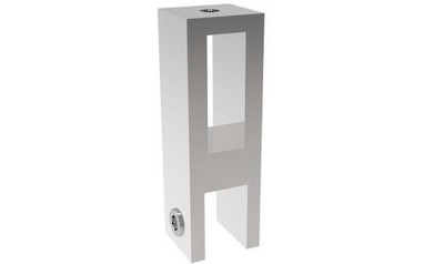 Edelstahl AISI 304 Stabverbinder ZP-223 JPL Glasdusche Beschlag glänzend