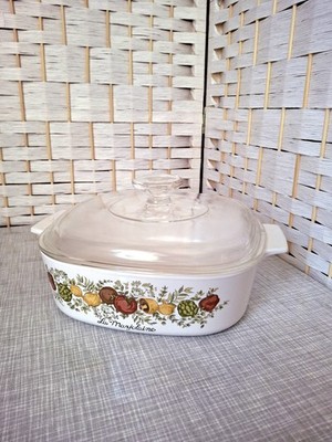 Pyroflam La Marjolaine PV103 2 Liter CorningWare Spice O Life Auflaufform Deckel