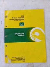 John Deere 910 Rotary Imp Mower Conditioner Operators Manual OME92528 Issue C7