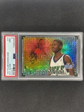 Ray Allen 1997 Flair Showcase Row 0 /500 PSA 9 Bucks HOF