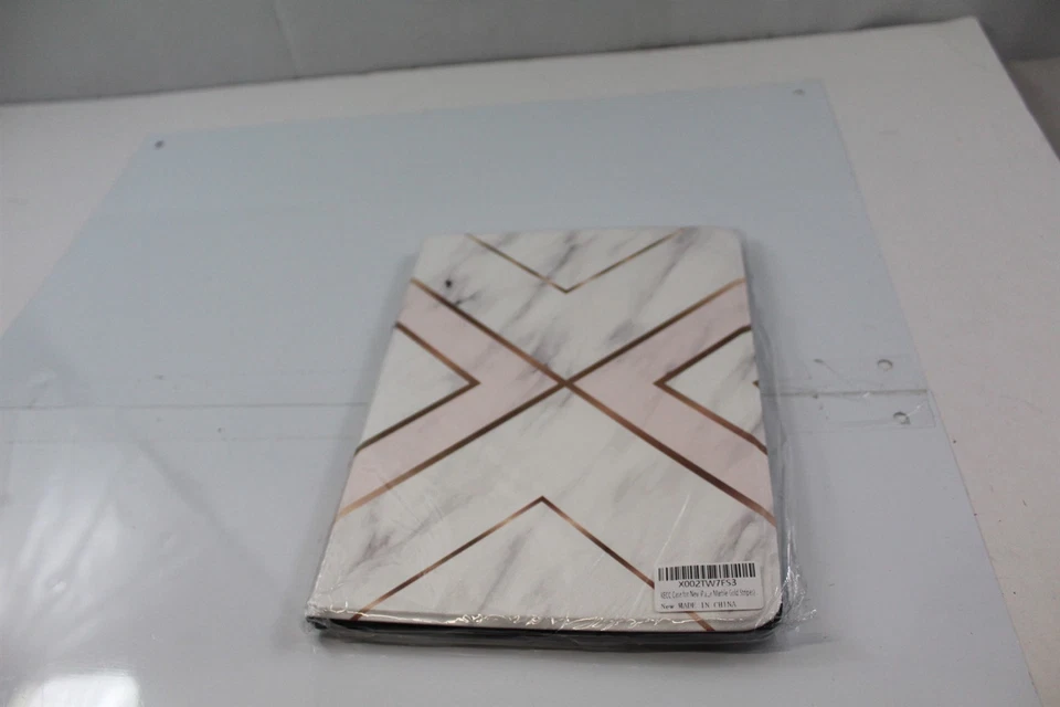 Electronics Protective Portfolio Case Padded 10" x 7 5/16 White / Pink / Gold - Image 3 of 4