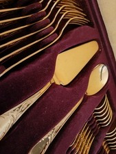 Set posate Solingen placcate Oro