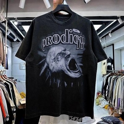 Reprint The Prodigy, The Chemical Brothers Black Short Sleeve T shirt Vtg