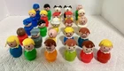 Vintage Fisher Price Little People Play Family Figures Lot of 26