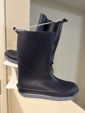 NEW Cat Jack Andy Slip On Rain Boots Navy Big Boy Youth Size 5