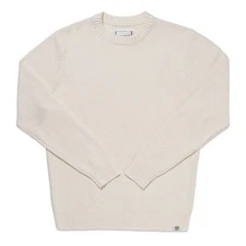 Long Wharf Supply Co. Men's Sz XL Cream Madaket SeaWell Crew Sweater