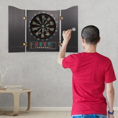 Neu Elektronische Dartscheibe Dartboard 12 Soft Pfeile 88 Kunststoff Dartspitzen