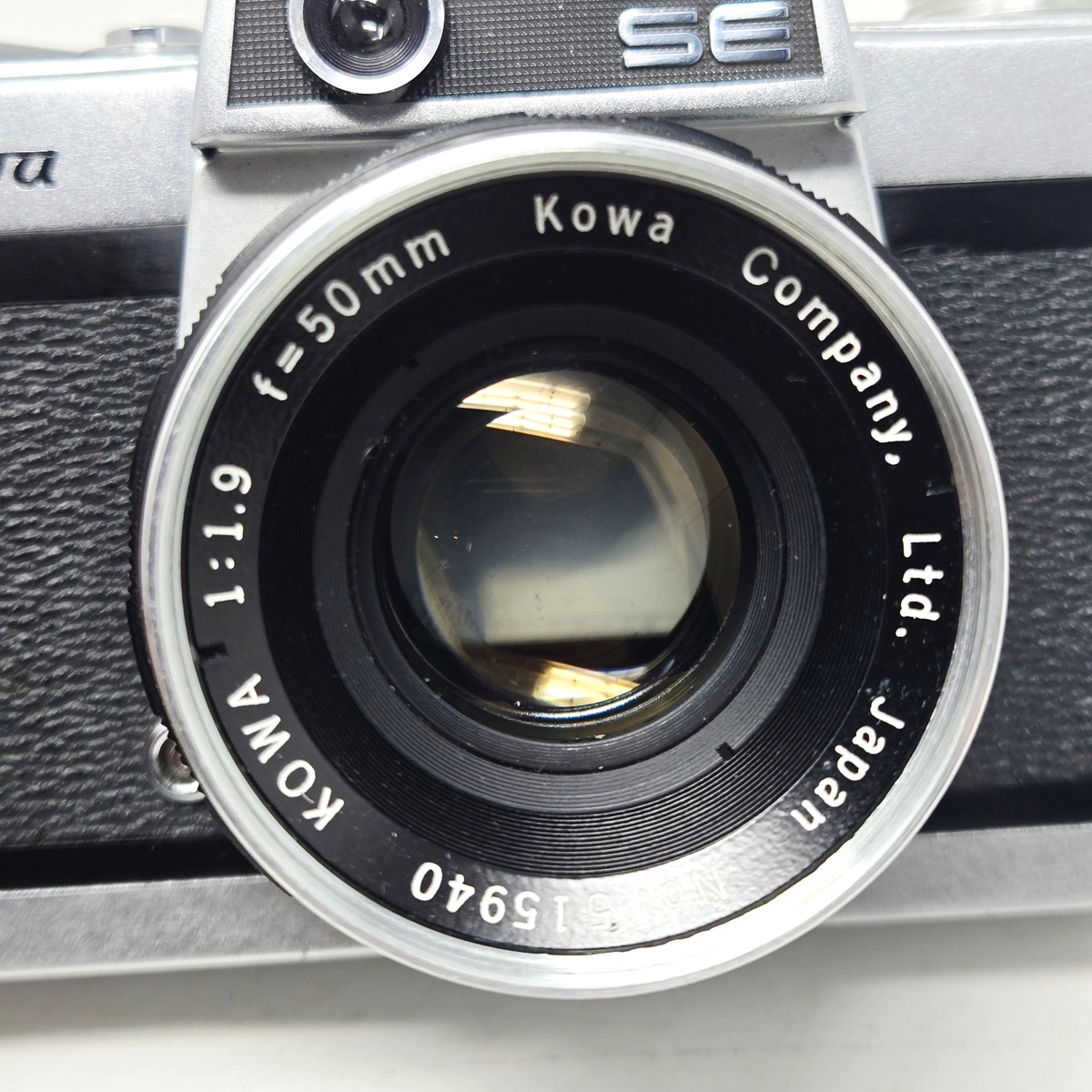 Vintage Kowa SE 35mm Film Camera With 50mm f/1.9 Lens Leather Case