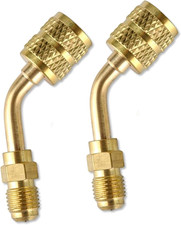 R410A Adapter Mini Split Adapter, 5/16 to 1/4 HVAC for Air Conditioner  Hose Co