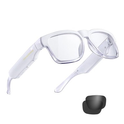 Bluetooth Glasses with128GB USB Flash Drive & Voice Recorder   for Open Ear S...