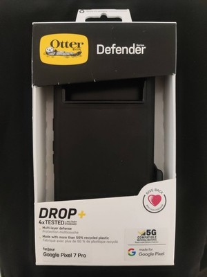 OtterBox Defender Series Case for Google Pixel 7 Pro Black Rugged Cover +Holster