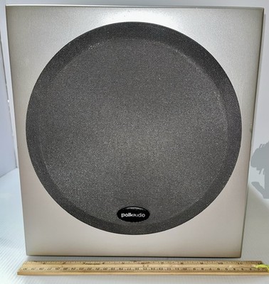 Polk Audio RM6000TD Powered Subwoofer Silver 100W RMS 8'' Wired RCA