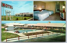 Quinlan's Motel Somers Point NJ Postcard Vintage Chrome Atlantic City Area BB151
