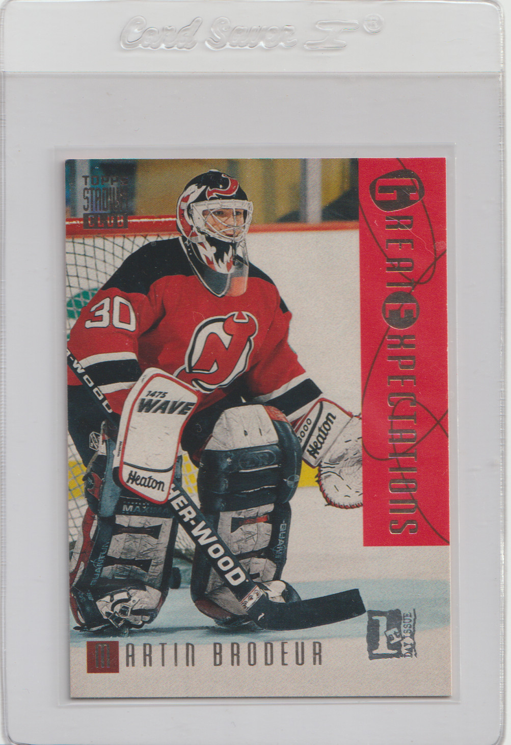 1994-95 Topps Stadium Club Hockey 1st First Day Issue Martin Brodeur Devils #119