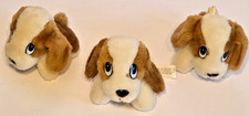 Vintage Hush Puppies Basset Hound Plush Dog Lot of 3 Promo Mascot 1980s