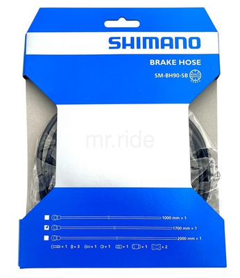 #ad #ad Shimano SM BH90 SB Bicycle Brake Hose Rear Black 1700MM For XTR M985 XT SLX $35.84