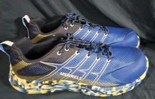 Merrell Mens Moab Flight Carbon Fiber Work Shoe Blue Camo Size 15 New No Box