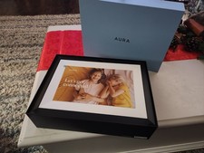 New Aura Home - 10.1" Digital Wifi Frame - Sea Salt Carver