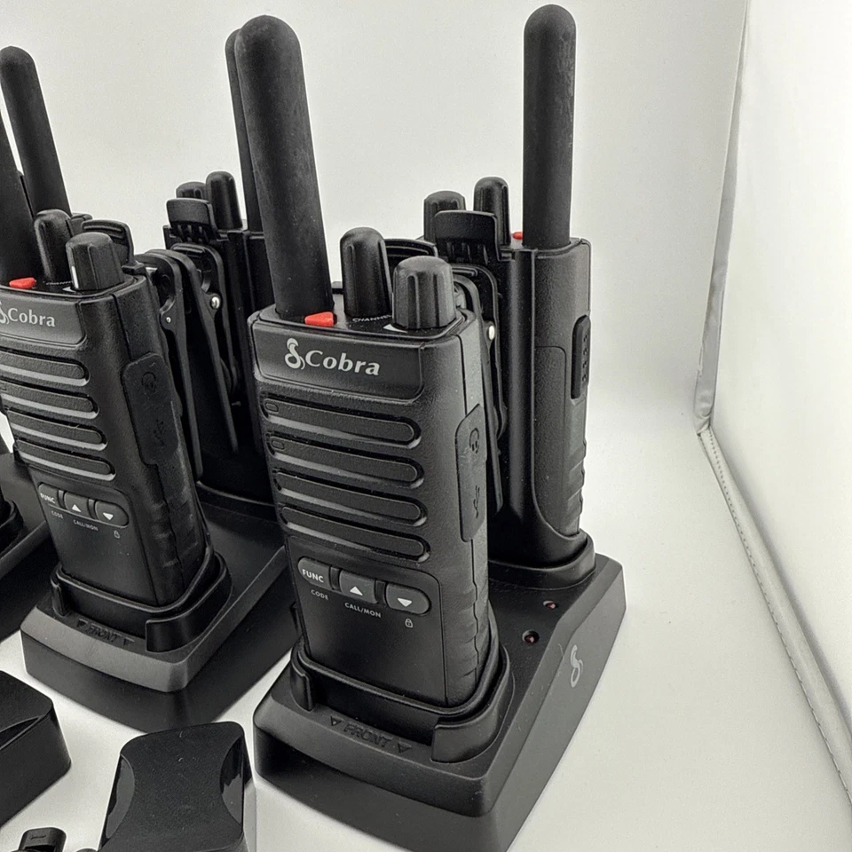 Cobra PX655 6 pack Pro Business Radios W + 3 Charging Dock + 2 PX500 + Accessory - Image 4 of 4