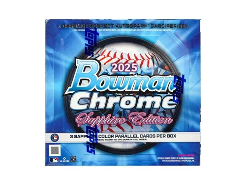2025 Bowman Chrome Sapphire Baseball Hobby Box Sealed - New / Sealed