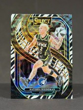Natasha Hiedman 2025 Panini Select WNBA Zebra Prizm SSP Premier #149 Lynx