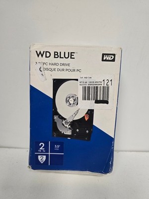 WD Blue 2TB 3.5'' Desktop Internal Hard Drive - WDBH2D0020HNC-NRWM - SEALED