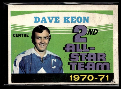 Dave Keon #259 1971 O-Pee-Chee card