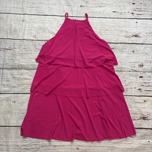 Vestido Tiana B Para Mujer Talla M Rosa Perla Cuello Alto NUEVO HECHO EN EE. UU. - Imagen 8 de 9