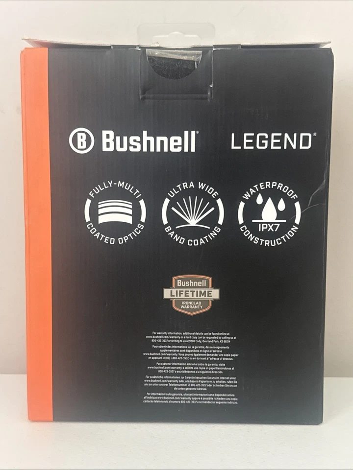 Bushnell Legend 10x50 Binoculars Waterproof Fully Multi-Coated Roof  BB1050W - Image 2 of 4