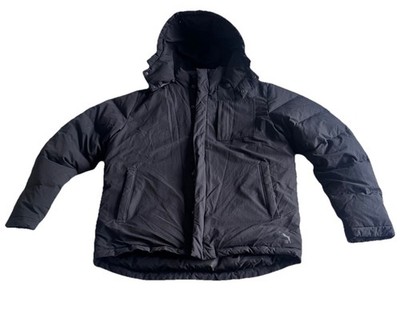 Puma Men s Down Puffer Jacket Black Size Large Warm Feathers
