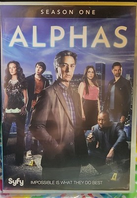 ALPHAS Complete SEASON 1 (DVD) VG Disc + Cover Art + Case 3 Discs