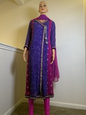 Pakistani Embellished Anarkali Dress , Pajama , Dupatta Casual, Eid Party Wear