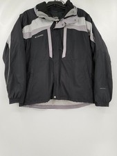 Columbia Adult Mens XL X-Large Black/Grey Full Zip Jacket