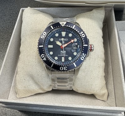 Seiko Padi Solar Prospex Divers 200M Stainless Steel Men's 43.5mm