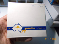 Set of 6 Drink Coasters The Australian Collection, Excellent Condition