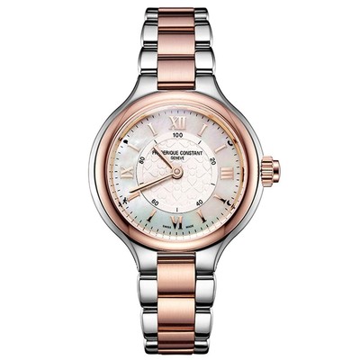 Frederique Constant Analog Damen Armbanduhr FC-281WH3ER2B -