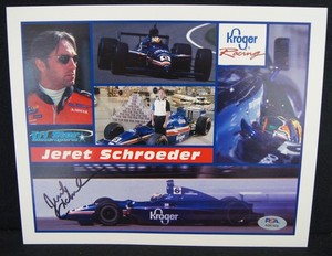 JERET SCHROEDER Signed 8x10" Print PSA/DNA